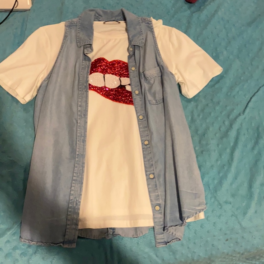 Tshirt and vest set